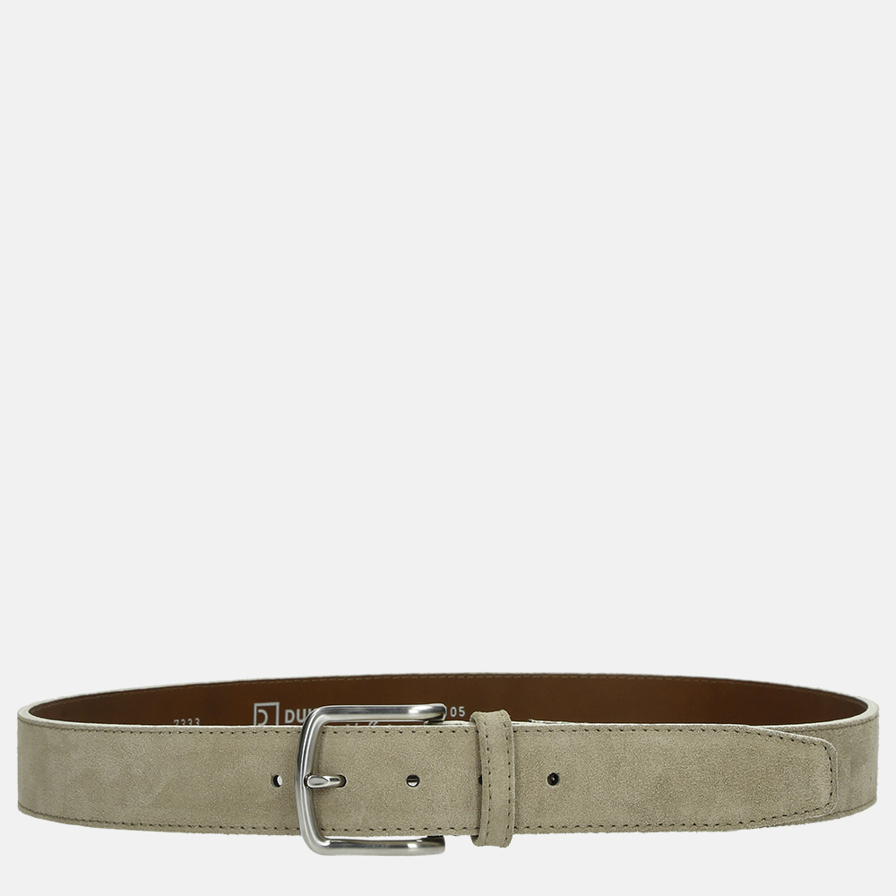 Duifhuizen casual riem 4 cm suede beige bij Duifhuizen