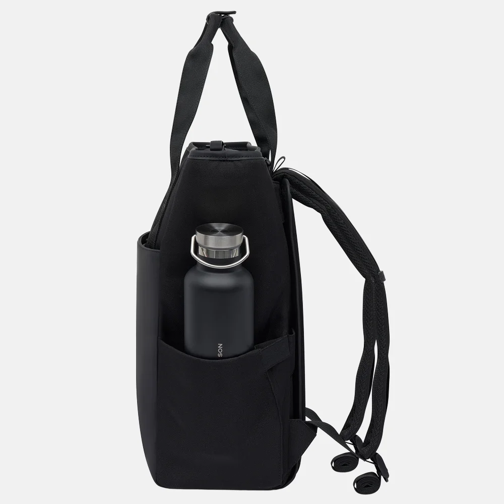 Kapten & Son Lindby Pro laptoprugzak all black bij Duifhuizen