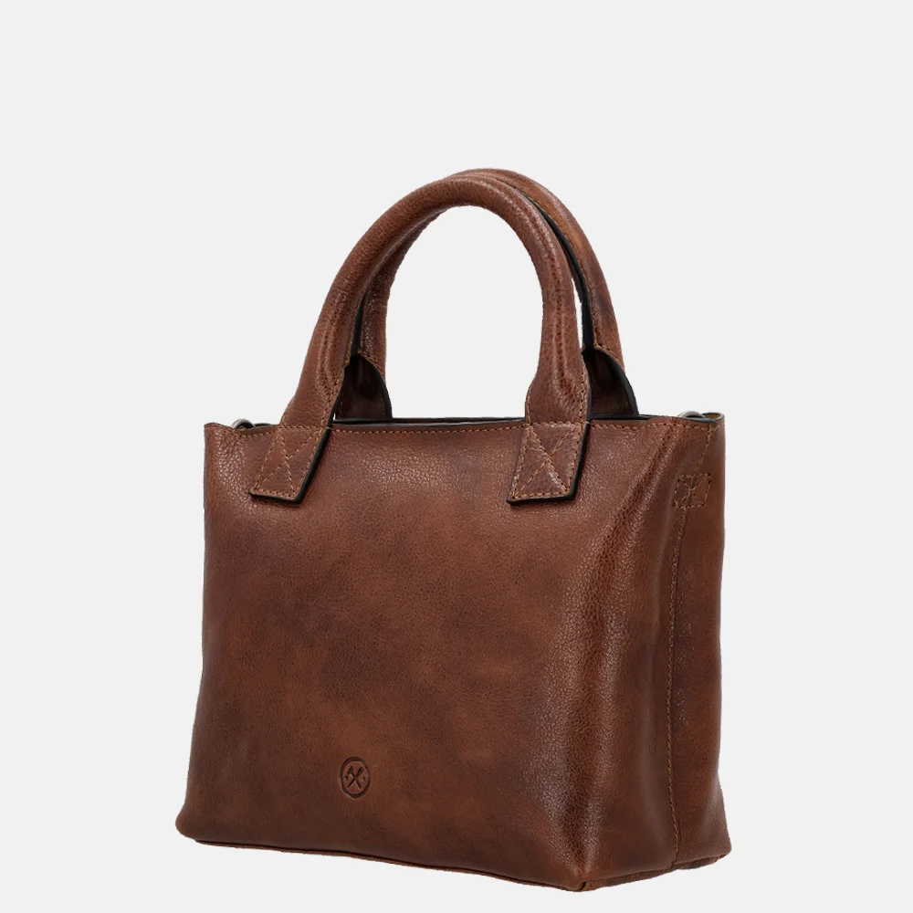 Hide & Stitches Discover handtas S brown bij Duifhuizen