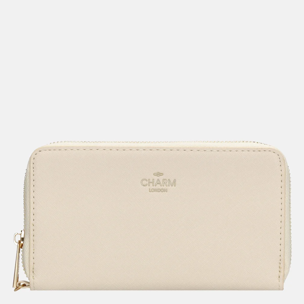 Charm London portemonnee L creme bij Duifhuizen