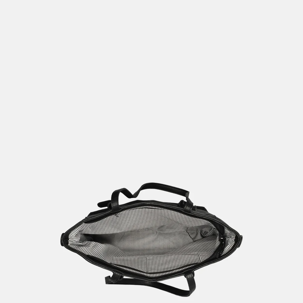 Berba Lucca shopper black bij Duifhuizen