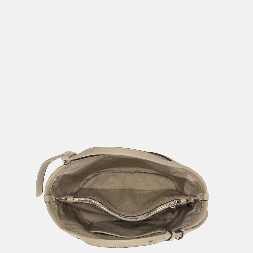 Kate Spade Tulip tote shopper S timeless taupe bij Duifhuizen