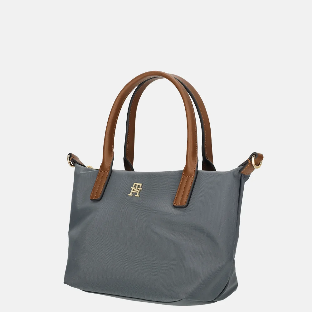 Tommy Hilfiger Popette tote handtas mini superior steel bij Duifhuizen