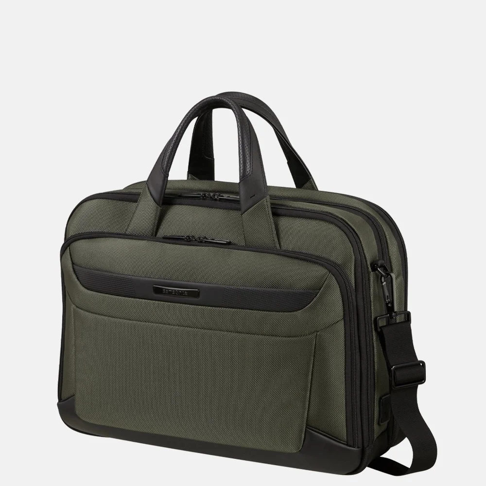 Samsonite Pro-Dlx 6 laptoptas 15.6 inch green bij Duifhuizen