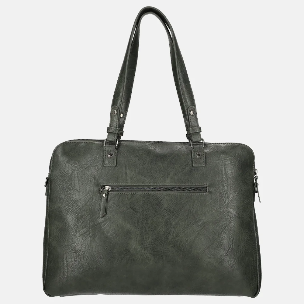 Enrico Benetti Julia shopper olijfgroen bij Duifhuizen