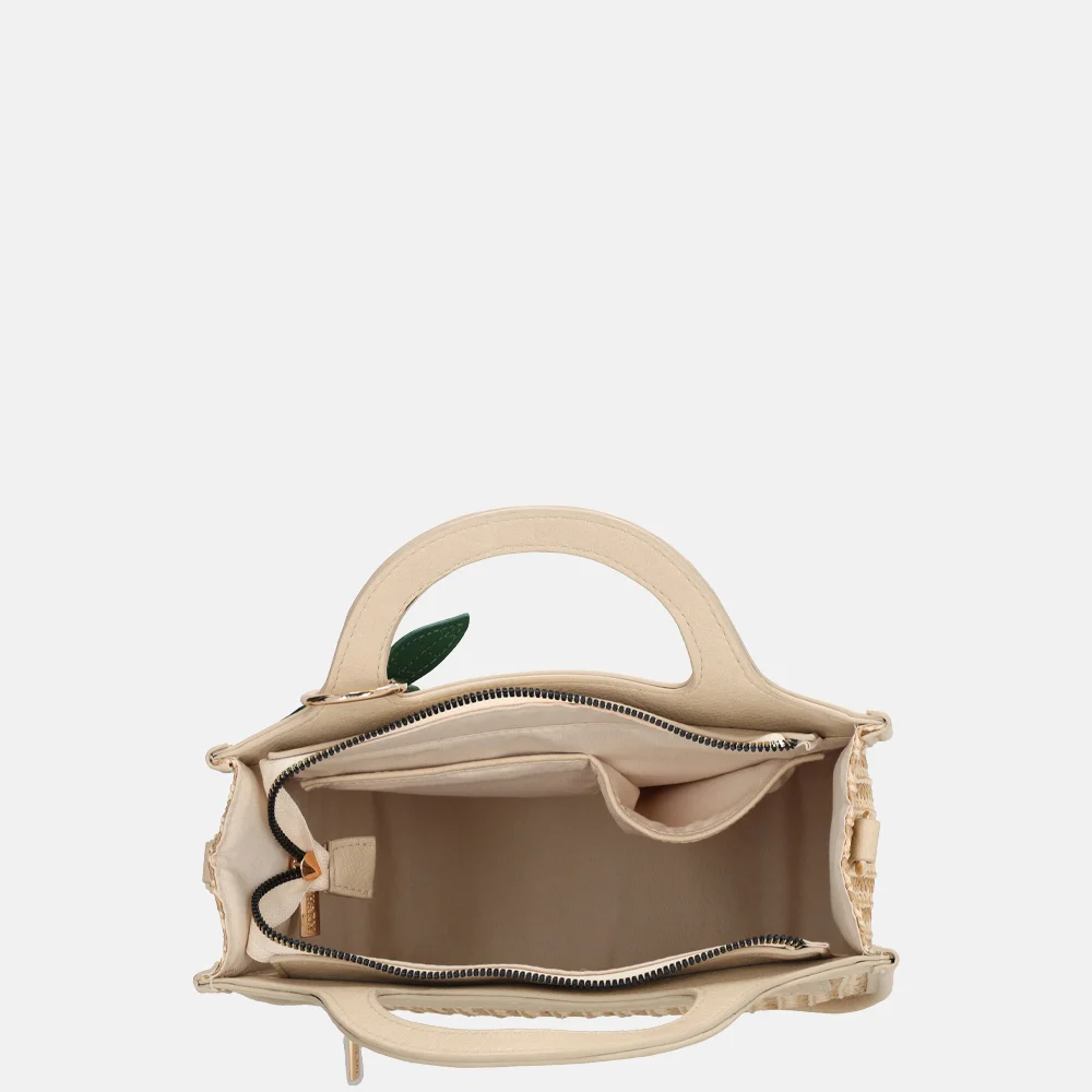 Charm London Bermondsey handtas riet zand bij Duifhuizen