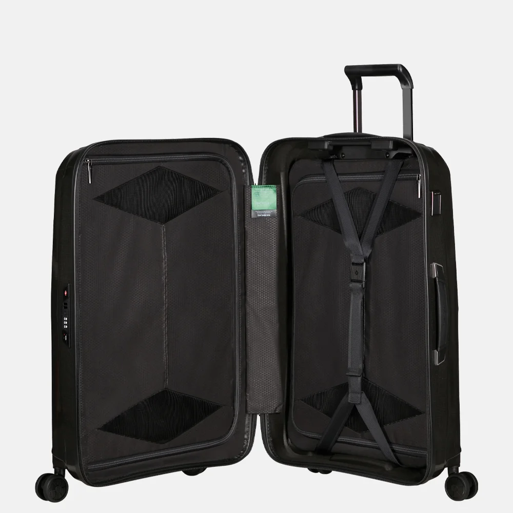 Samsonite Major-Lite koffer 69 cm Black bij Duifhuizen