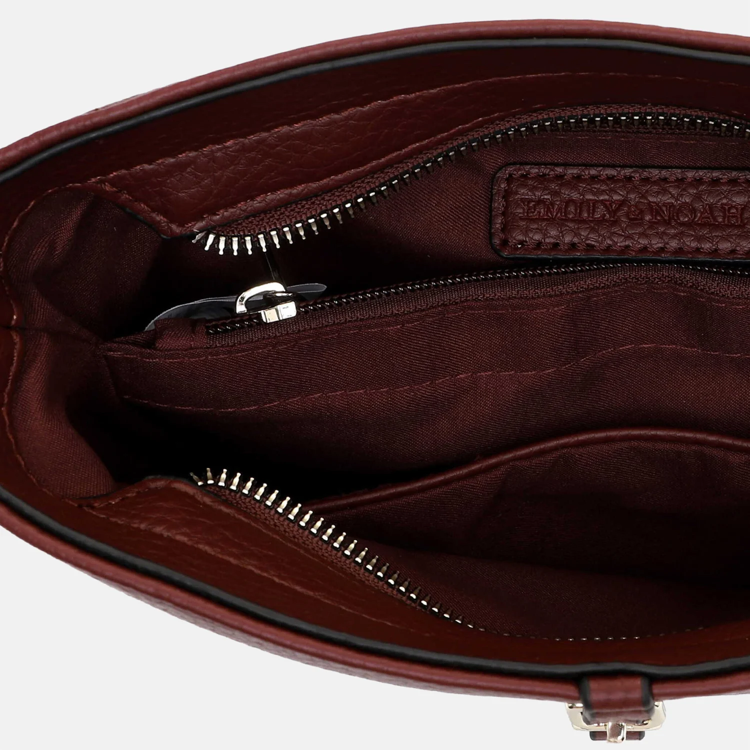 Emily & Noah Lewe crossbody tas wine bij Duifhuizen