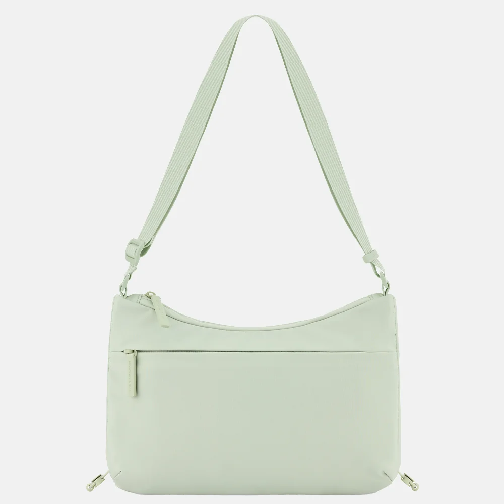 Kapten & Son Skara crossbody tas small matcha green bij Duifhuizen