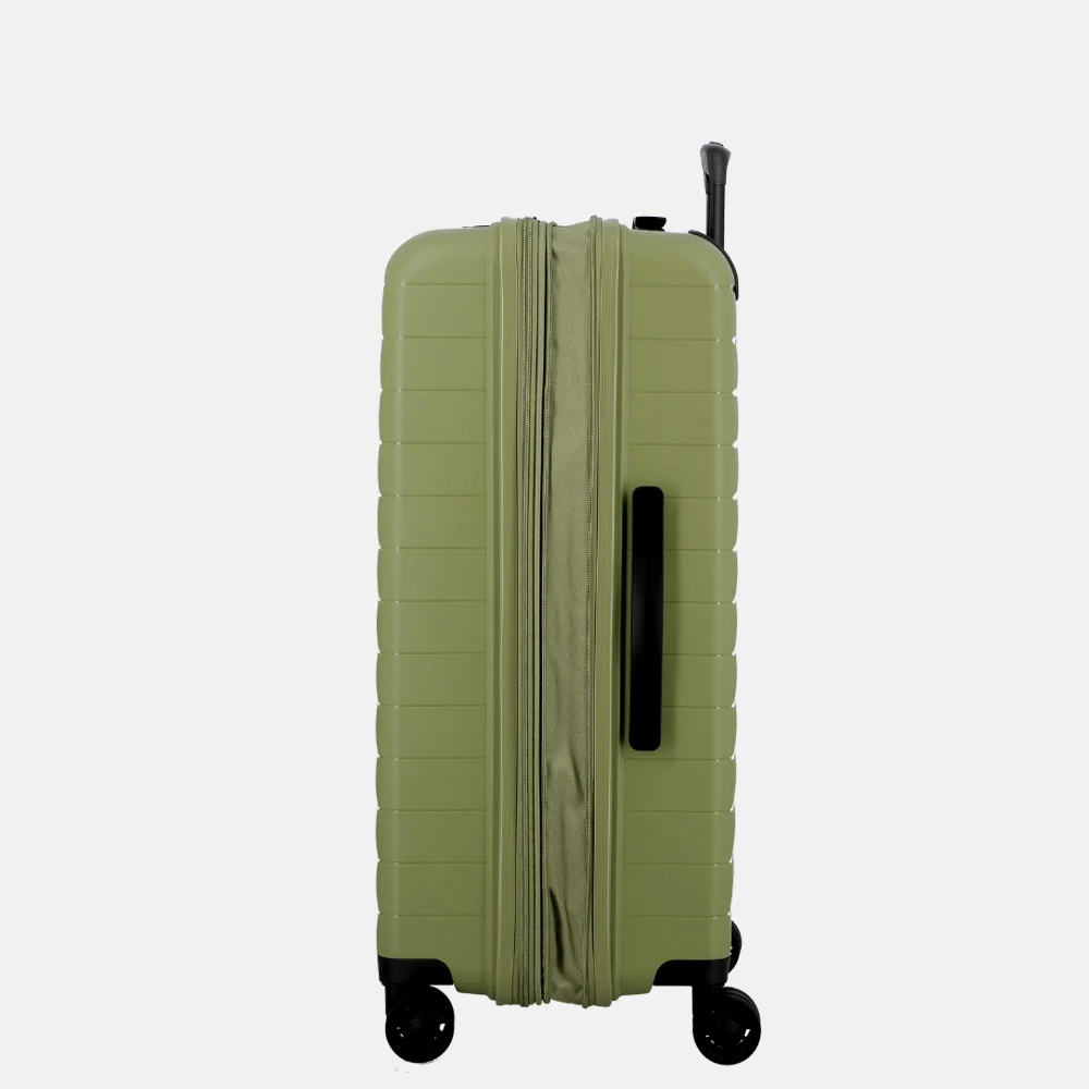 Jump Striper reiskoffer 77 cm expandable light green bij Duifhuizen