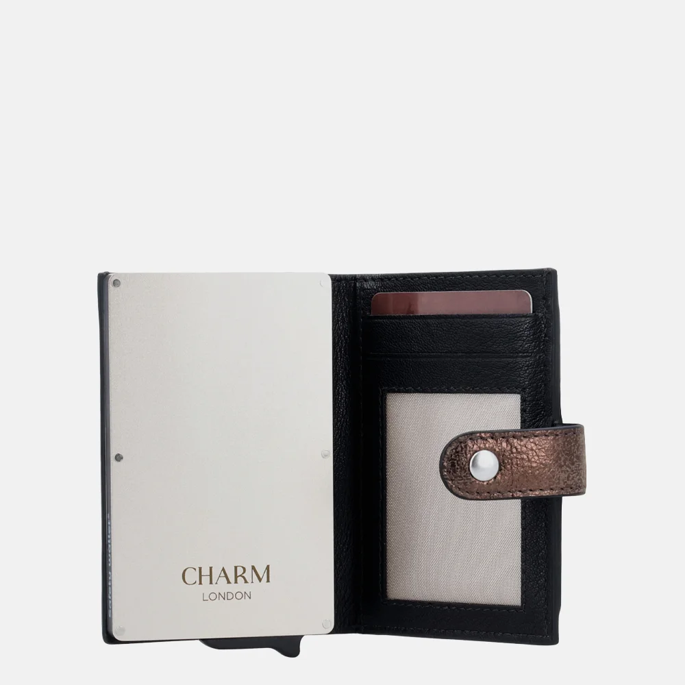 Charm London Metallic pasjeshouder brons bij Duifhuizen