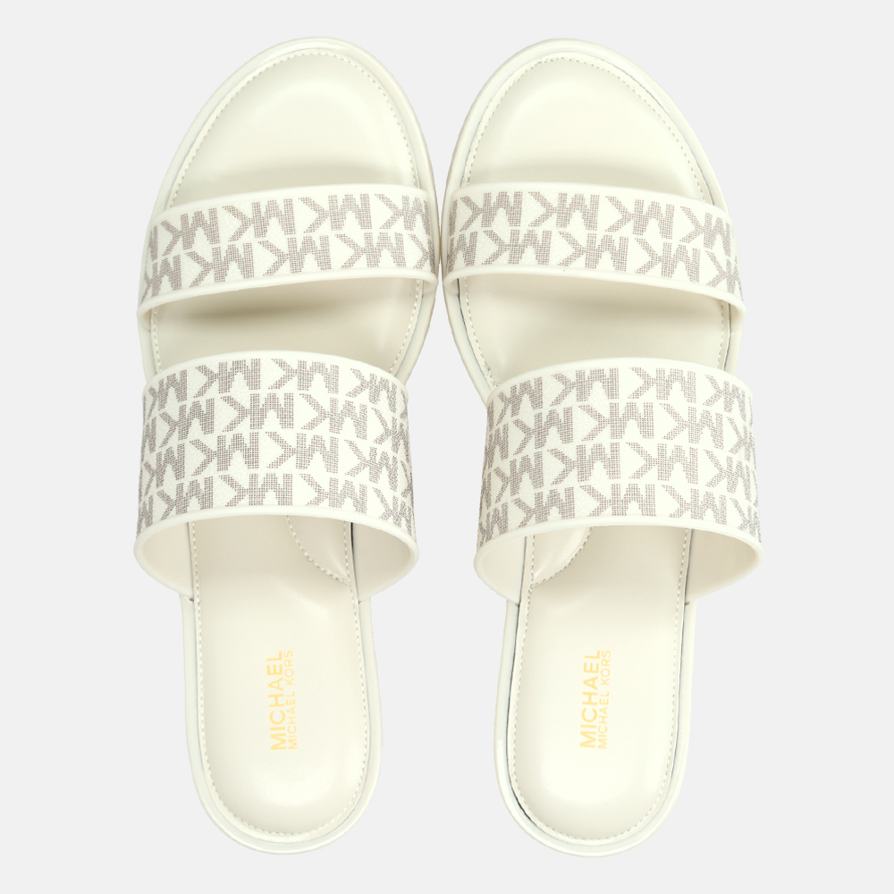 Michael Kors Kennedy Jelly slipper vanilla bij Duifhuizen