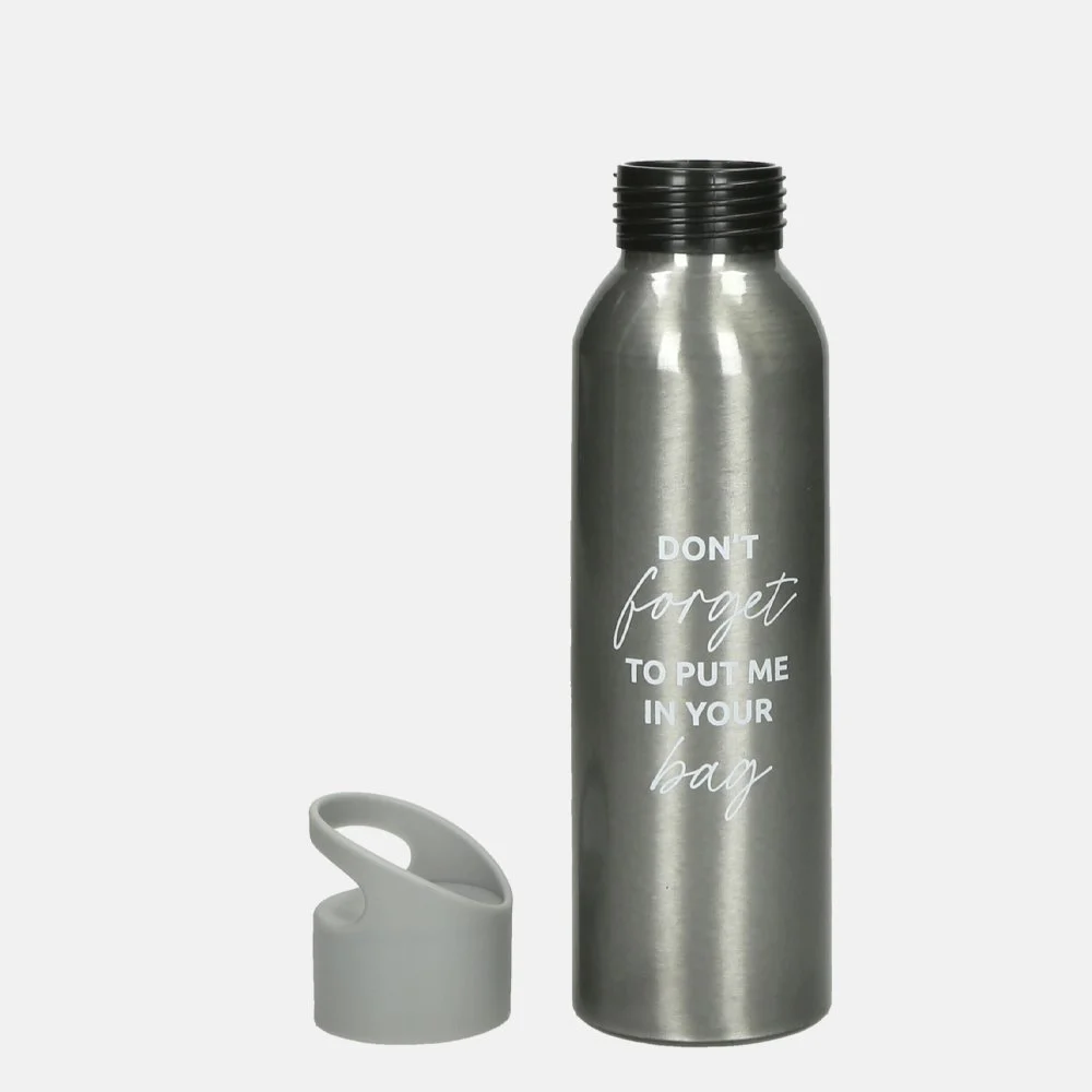 Duifhuizen drinkfles zwart/zilver bij Duifhuizen