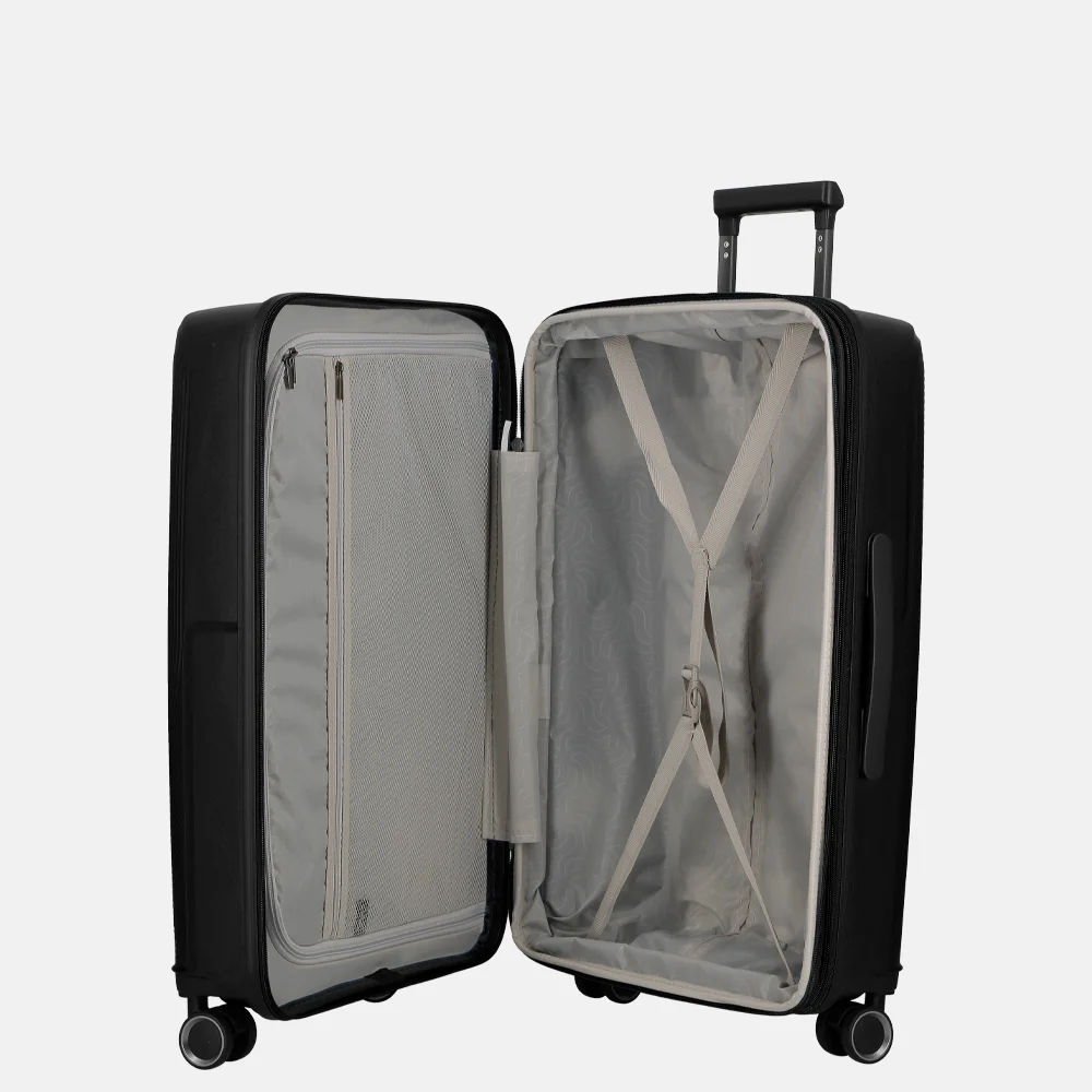 Jump Oskol reiskoffer 66 cm expandable noir bij Duifhuizen