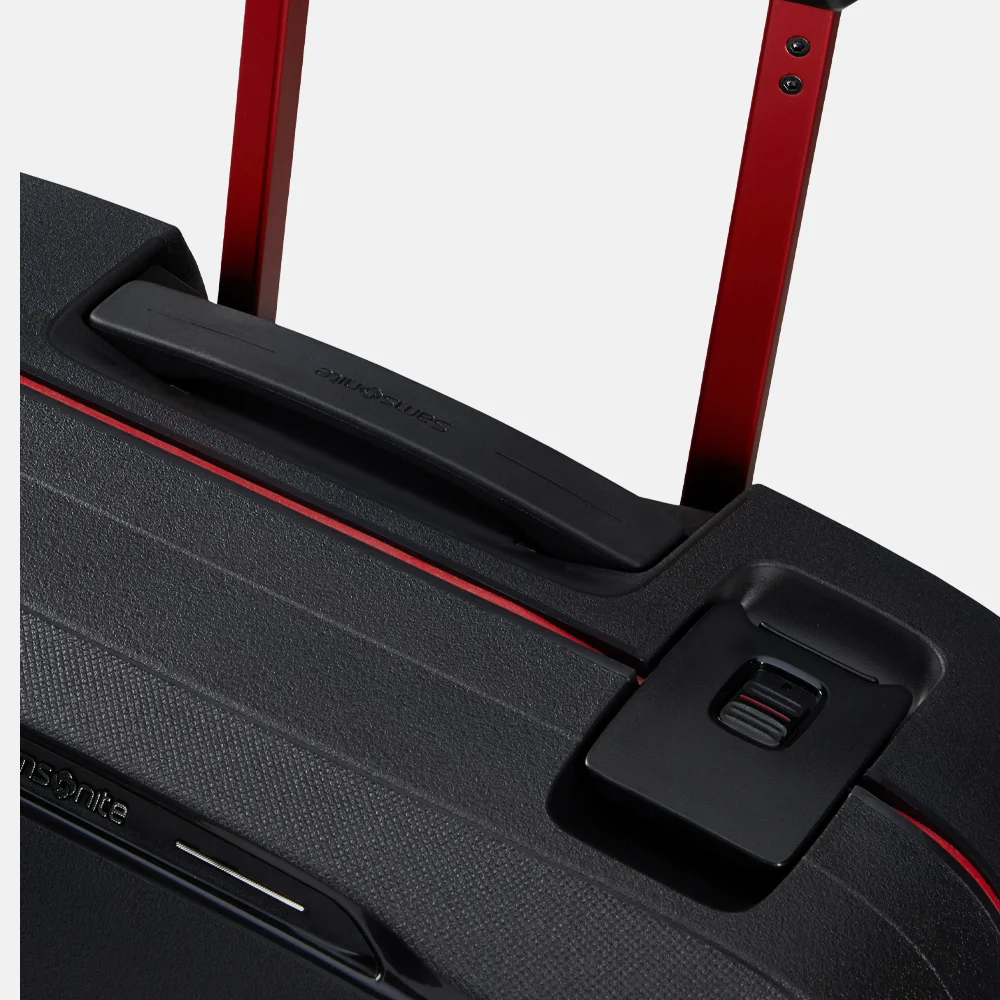 Samsonite Essens handbagage koffer 55 cm charcoal/red bij Duifhuizen