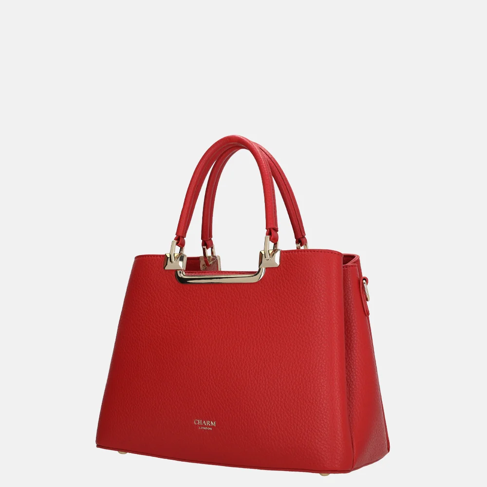 Charm London handtas M wijnrood bij Duifhuizen