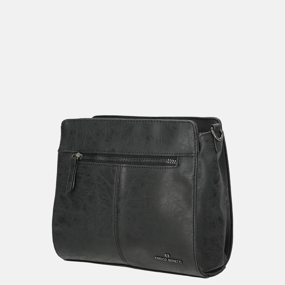 Enrico Benetti Stacey crossbody tas zwart bij Duifhuizen