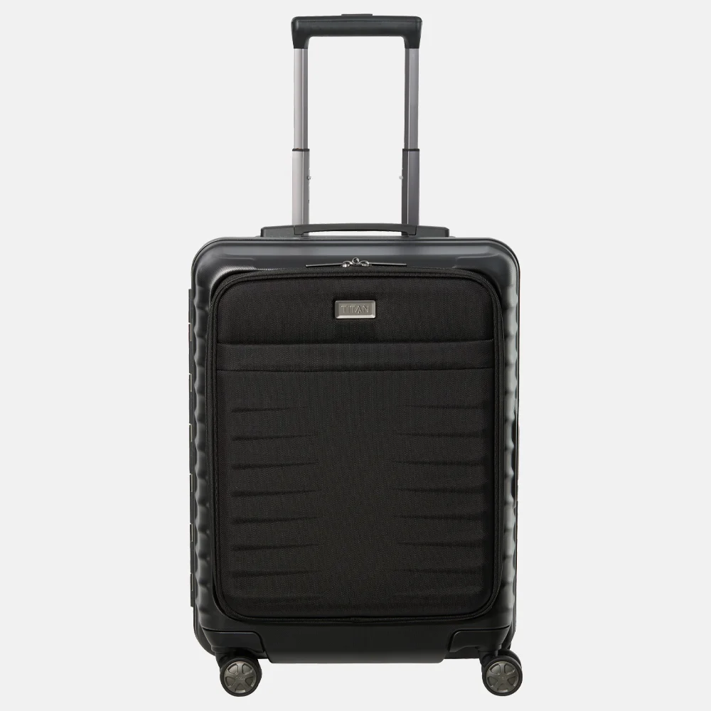 Titan Litron frame frontpocket handbagage koffer 55 cm black