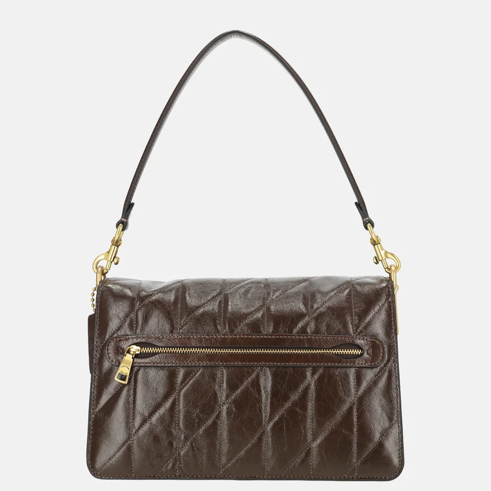 Coach Chain Quilted Tabby schoudertas glazed maple bij Duifhuizen