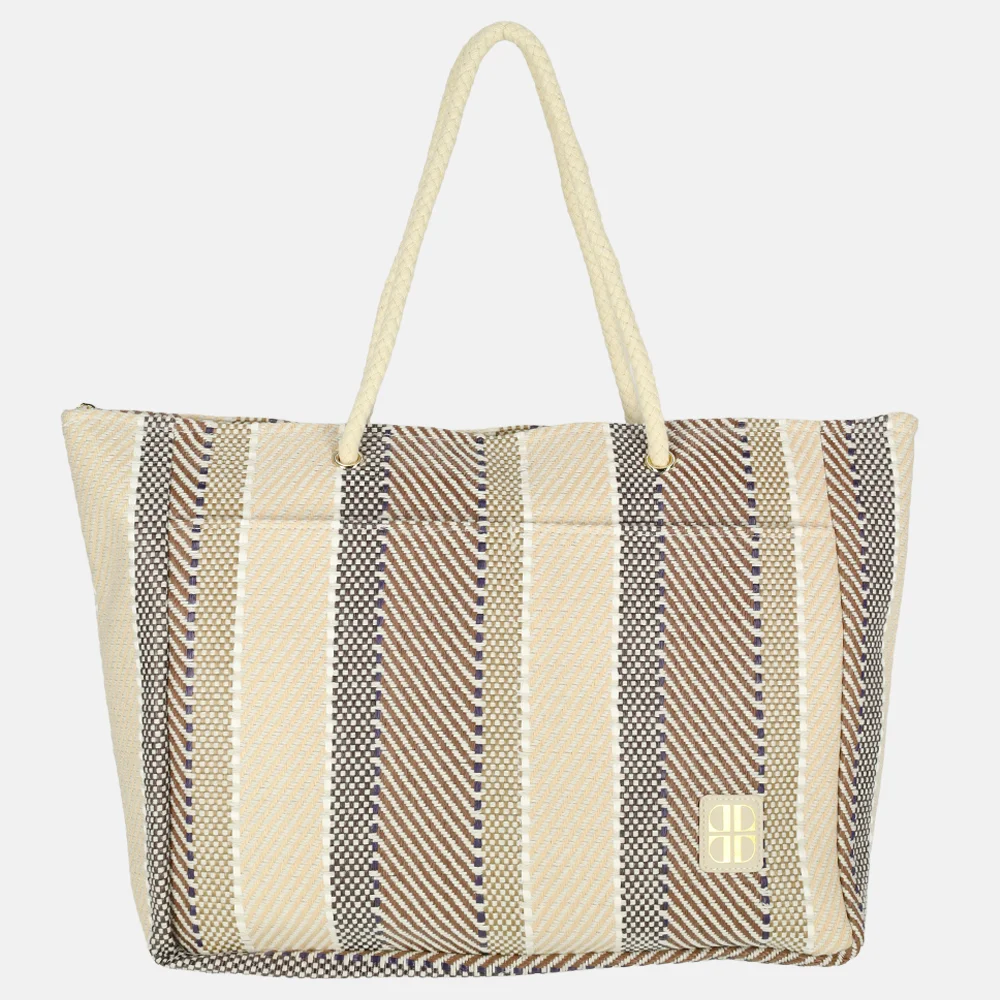 Laurent David Valerie strandtas multi brown bij Duifhuizen