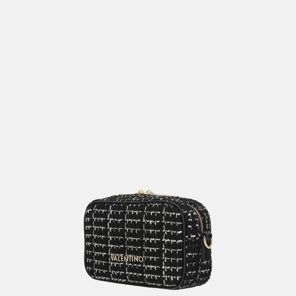Valentino Bags Tweed crossbody tas nero/multicolour bij Duifhuizen