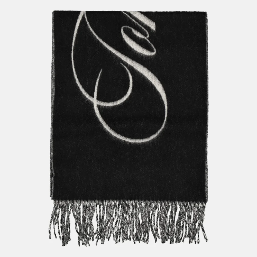 Tommy Hilfiger Script logo sjaal black