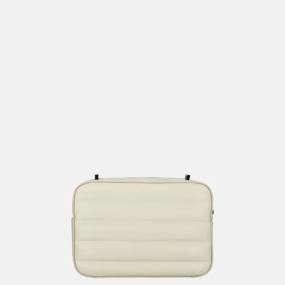 Calvin Klein Line Quilt crossbody tas sand pebble bij Duifhuizen