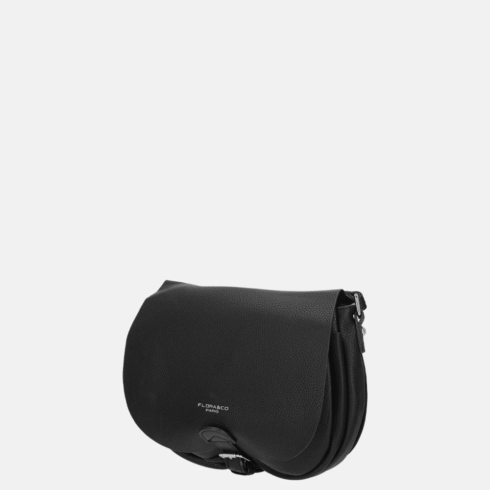 Flora & Co crossbody tas black bij Duifhuizen