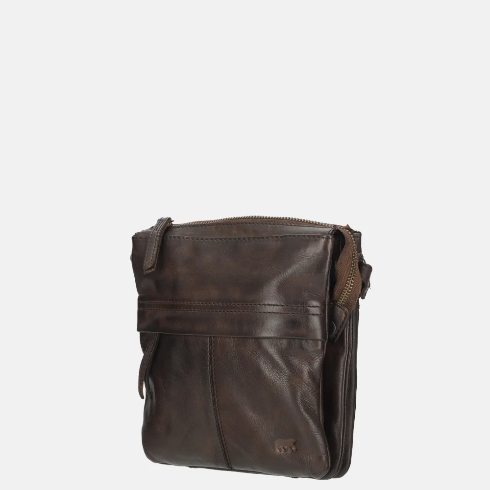 Bear Design crossbody tas brown bij Duifhuizen