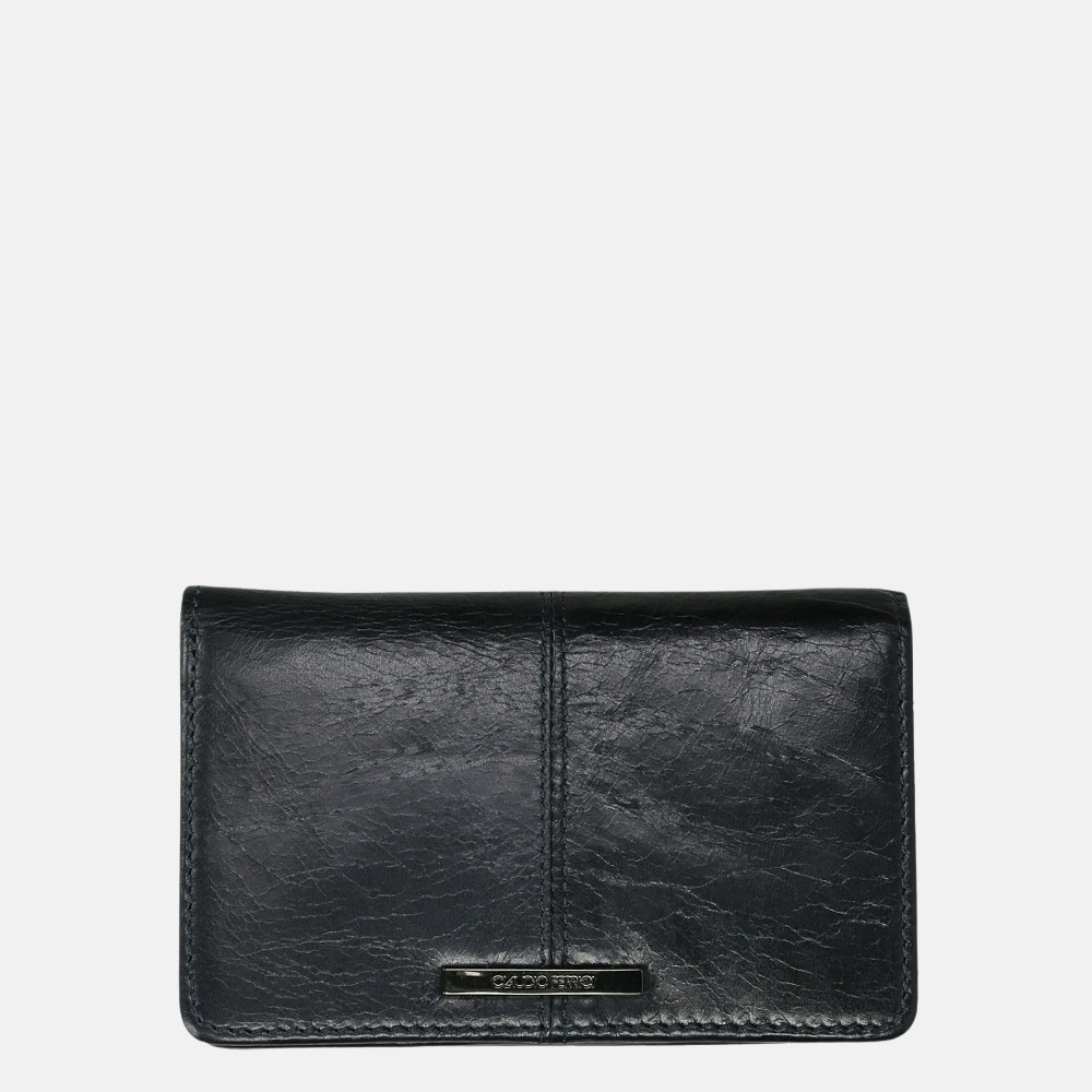 Claudio Ferrici Pelle Vecchia portemonnee navy