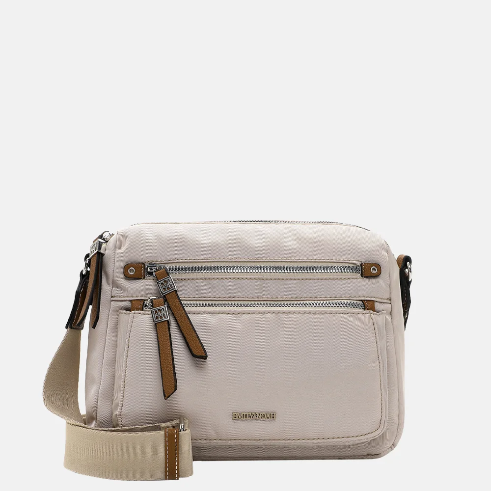 Emily & Noah bolso de hombro E&N Esther 65140 mujeres bolsos liso, Black 100., Talla única
