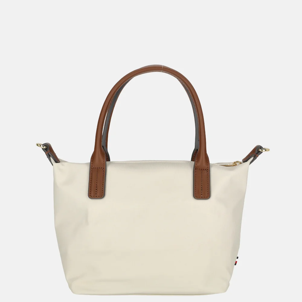 Tommy Hilfiger Popette tote handtas mini soft cream bij Duifhuizen