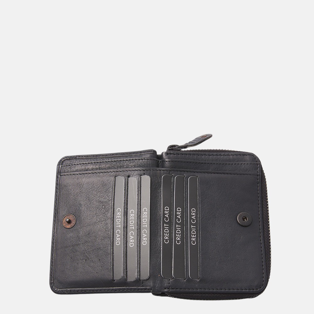 dR Amsterdam portemonnee black bij Duifhuizen