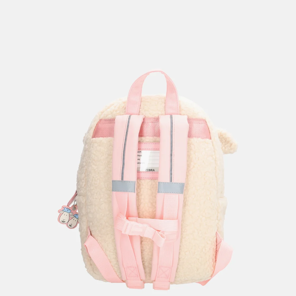 Zebra Trends x Mike & Molly kinderrugzak teddy creme bij Duifhuizen