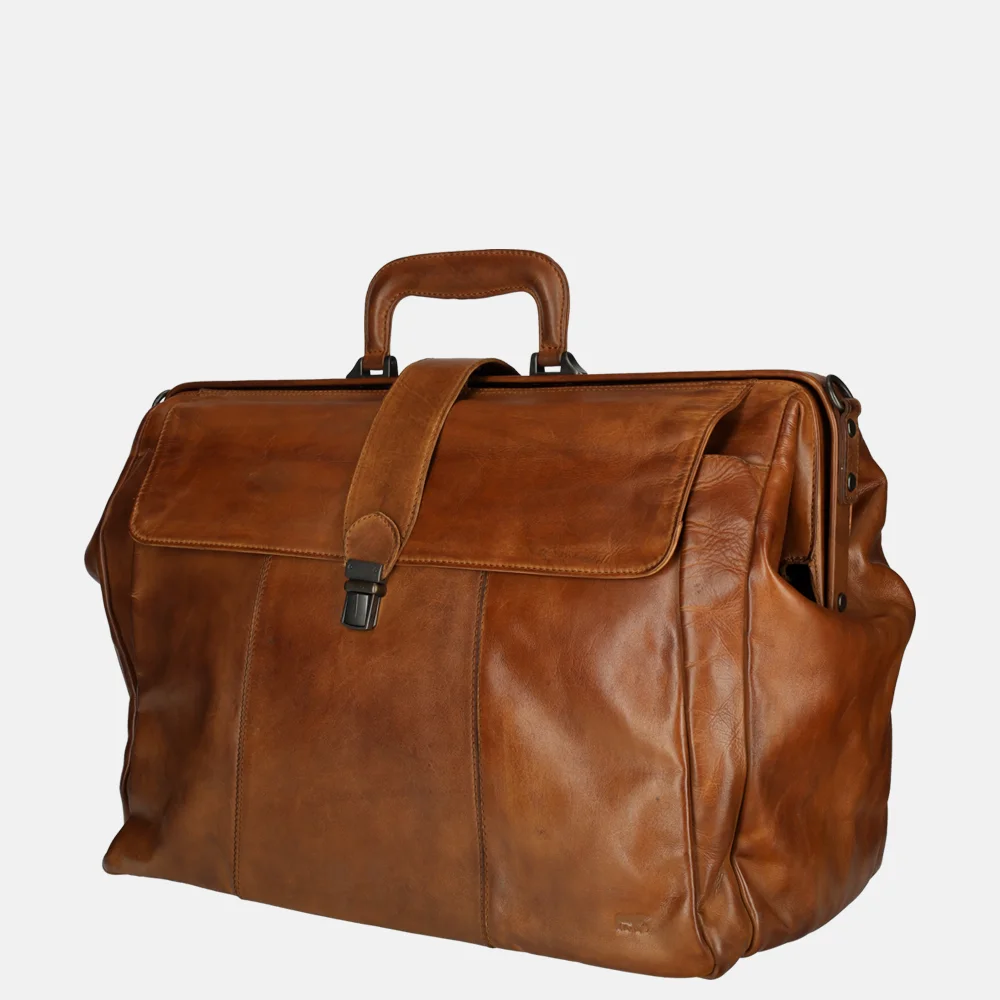 Bear Design weekendtas cognac bij Duifhuizen