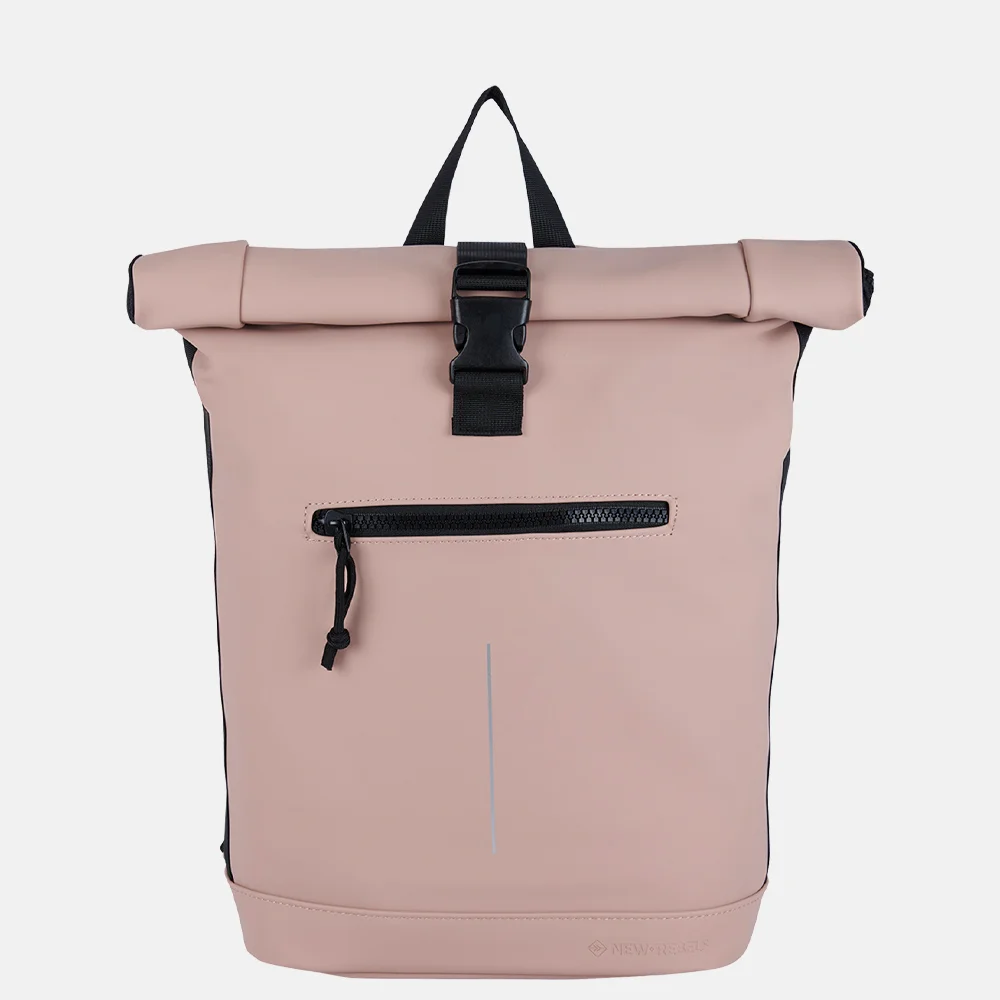 New Rebels Mart laptoprugzak 15 inch oud roze bij Duifhuizen