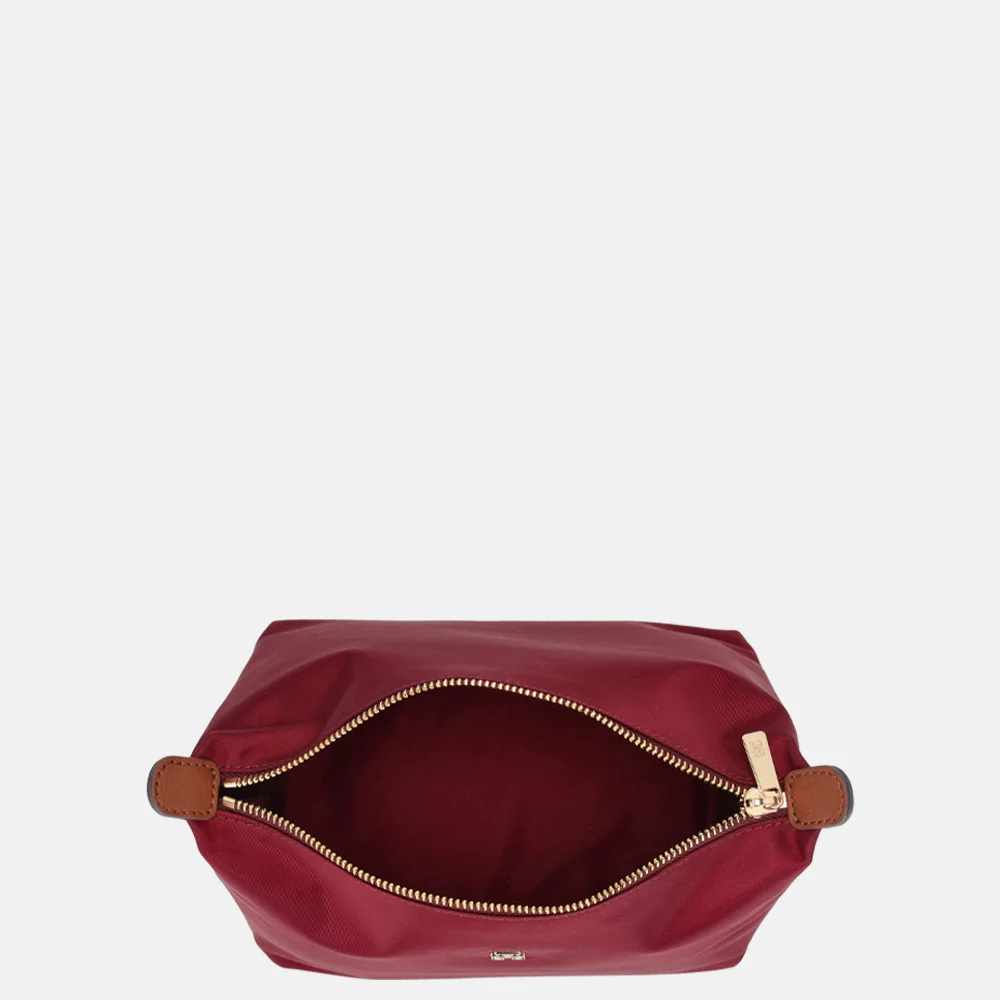 Tommy Hilfiger Icon nylon toilettas deep rouge bij Duifhuizen