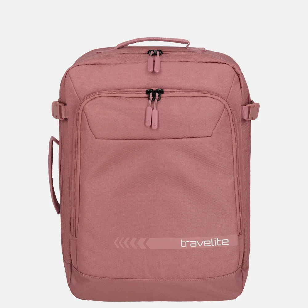 Travelite Kick Off Cabin Size backpack/weekender rugzak rose