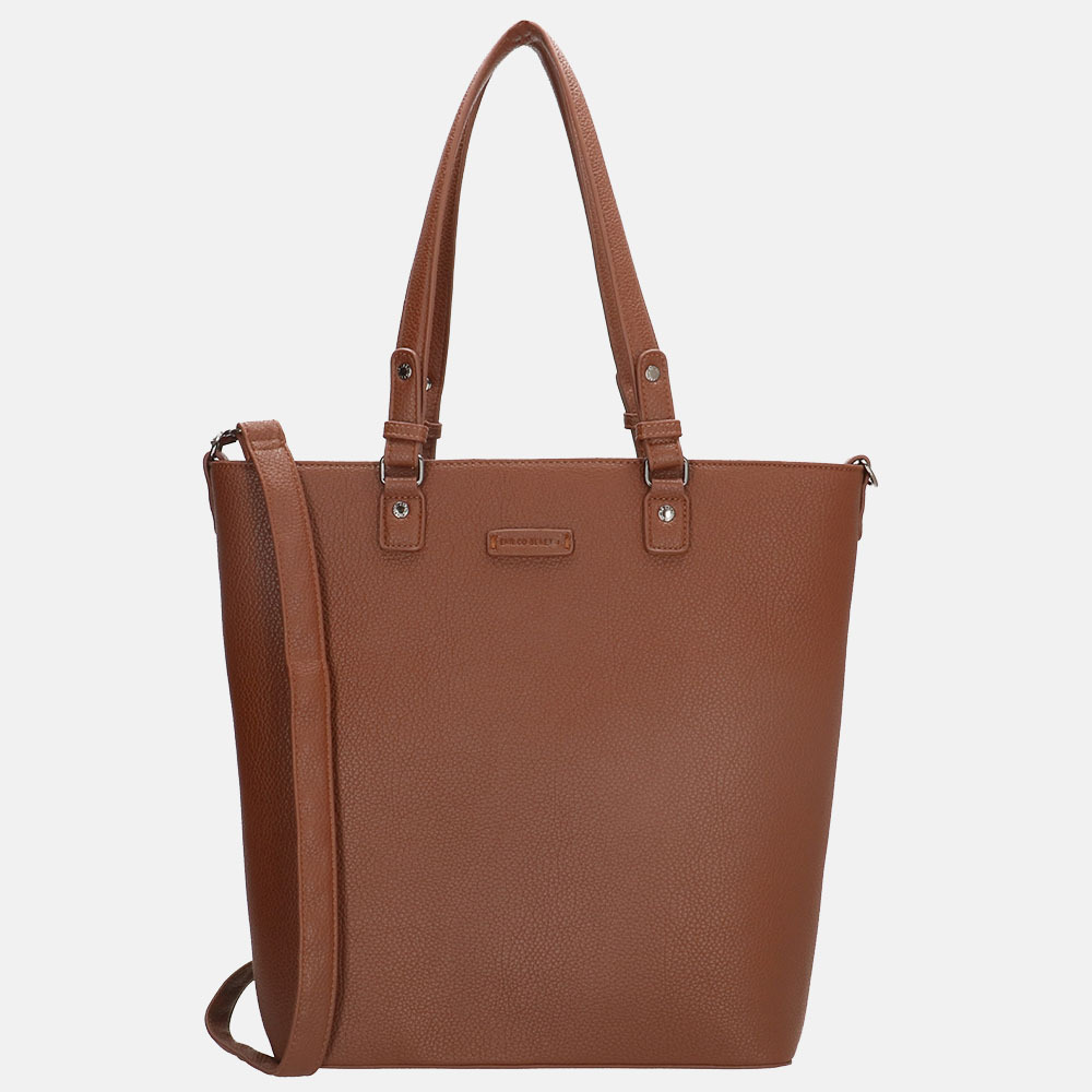 Enrico Benetti Audrey shopper 15 inch cognac bij Duifhuizen