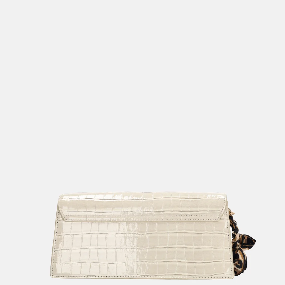 Charm London Knightsbridge schoudertas croco lak beige bij Duifhuizen