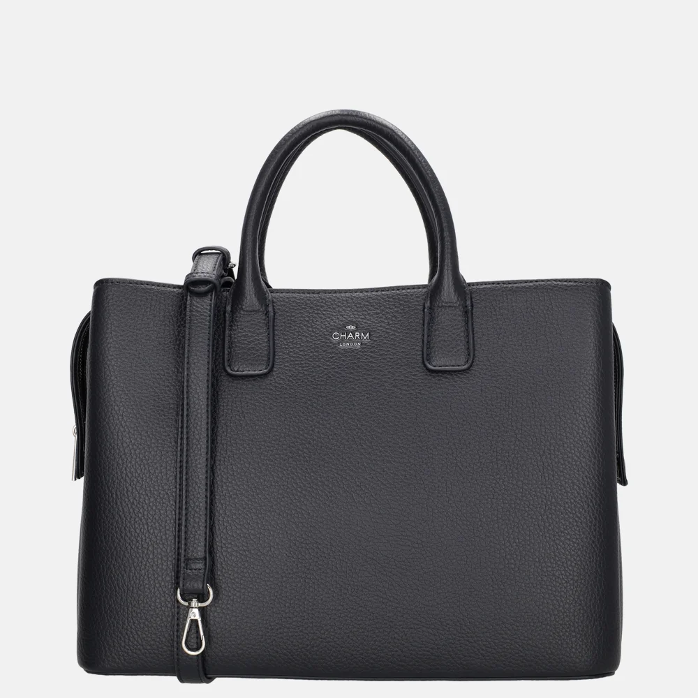 Charm London Muggiano handtas L donkerblauw bij Duifhuizen