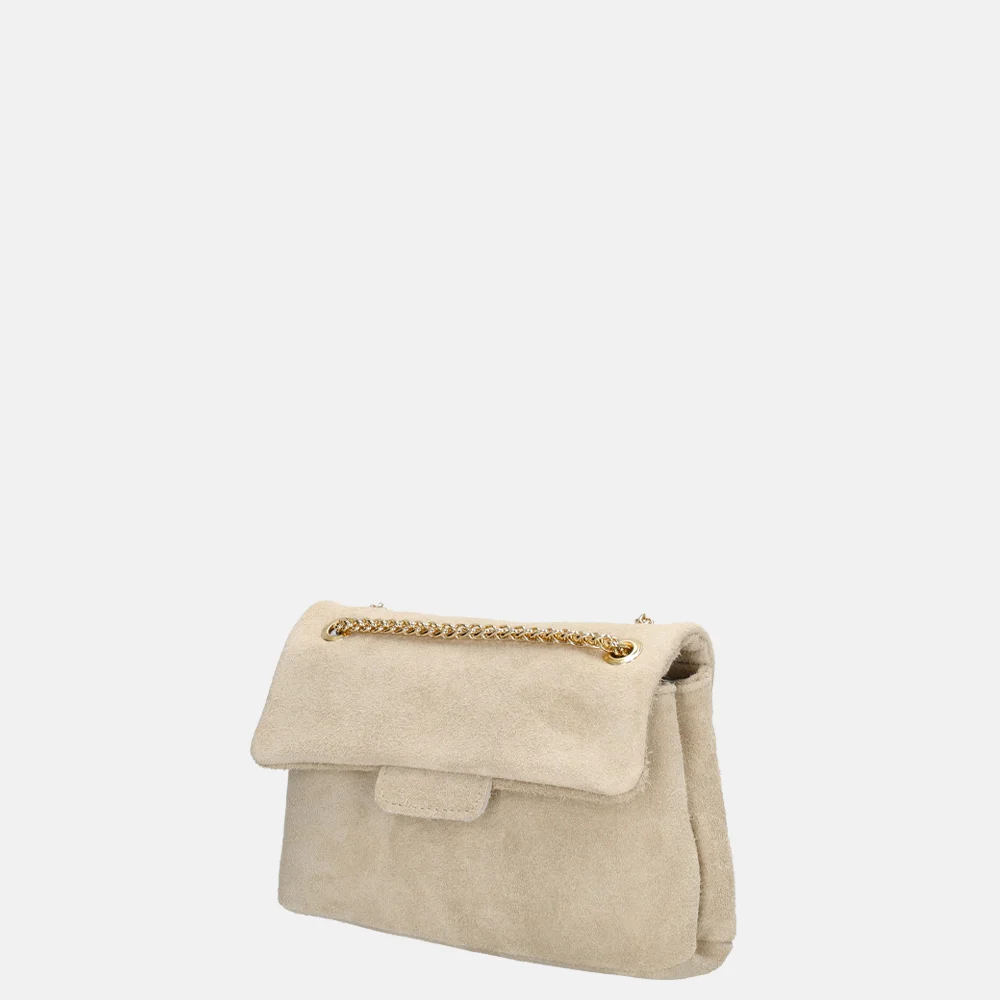 Charm London Elisa crossbody tas zand bij Duifhuizen