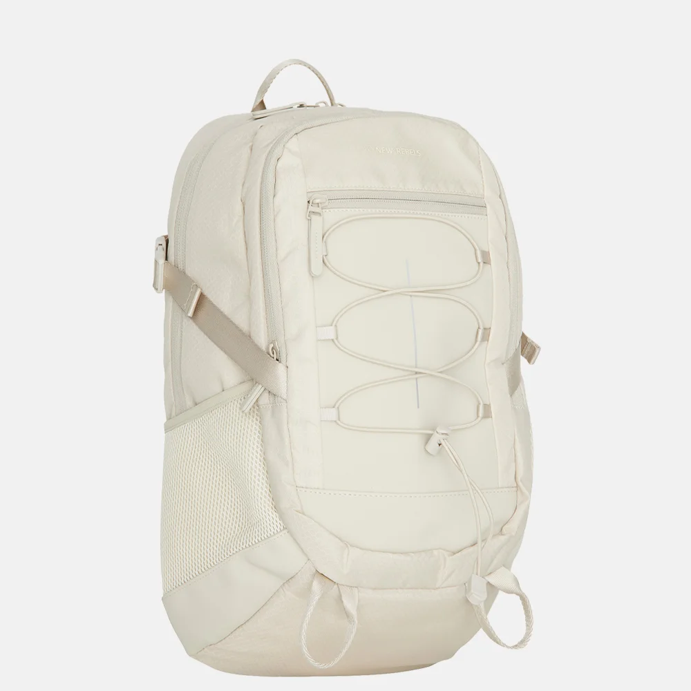 New Rebels Trontheim Herlock laptoprugzak 15.6 inch beige bij Duifhuizen