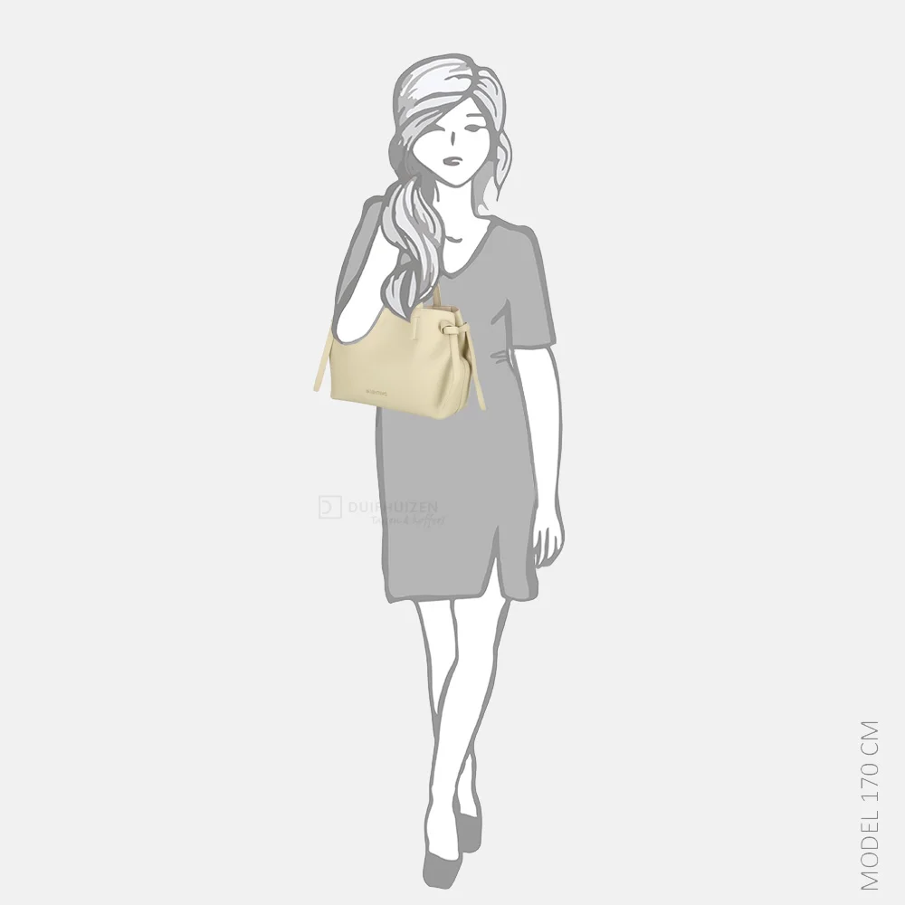 Valentino Bags Win Re shopper ecru bij Duifhuizen