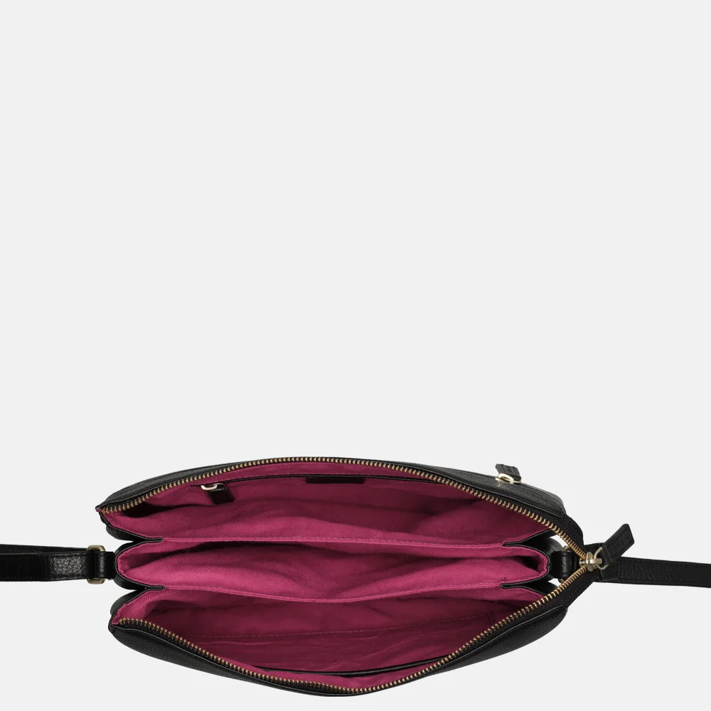 Rise of Rosa crossbody tas zwart bij Duifhuizen