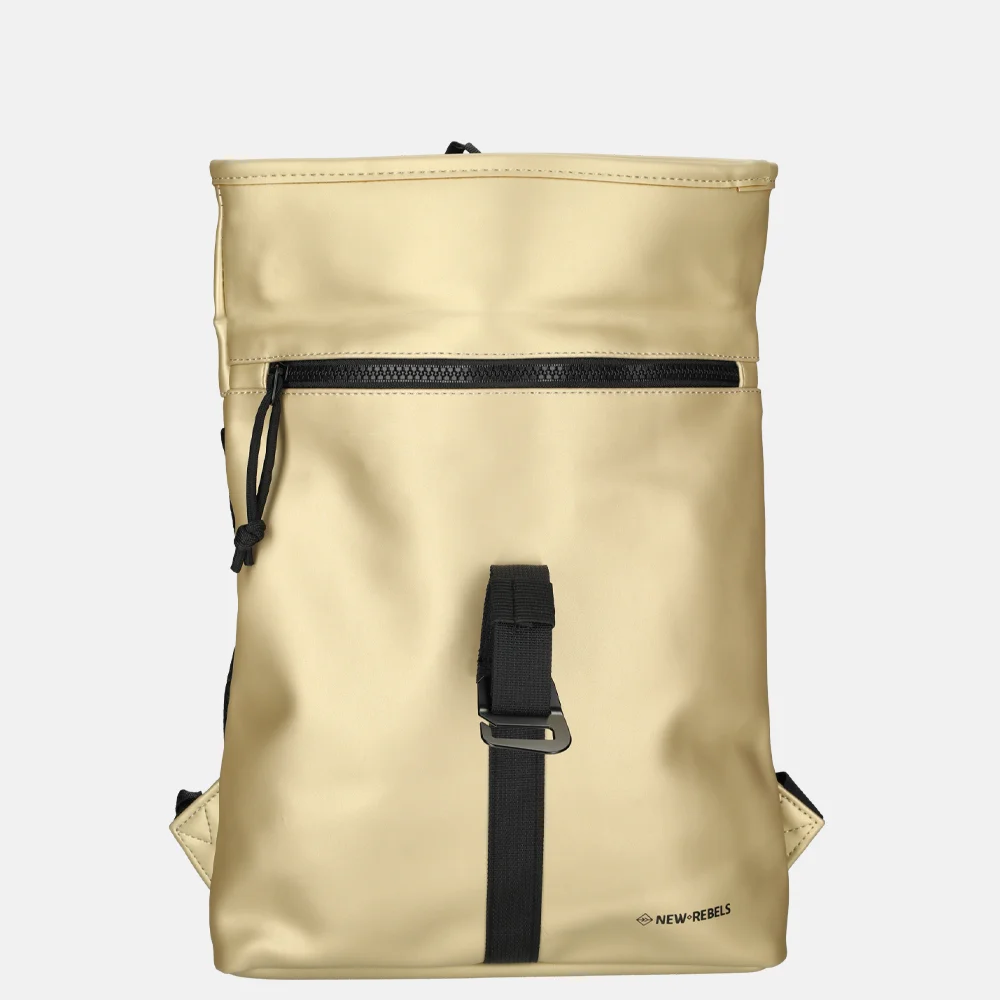 New Rebels Mart rugzak small fel beige bij Duifhuizen