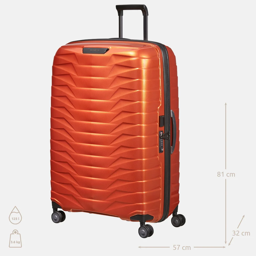 Samsonite Proxis spinner reiskoffer 81 cm flame bij Duifhuizen