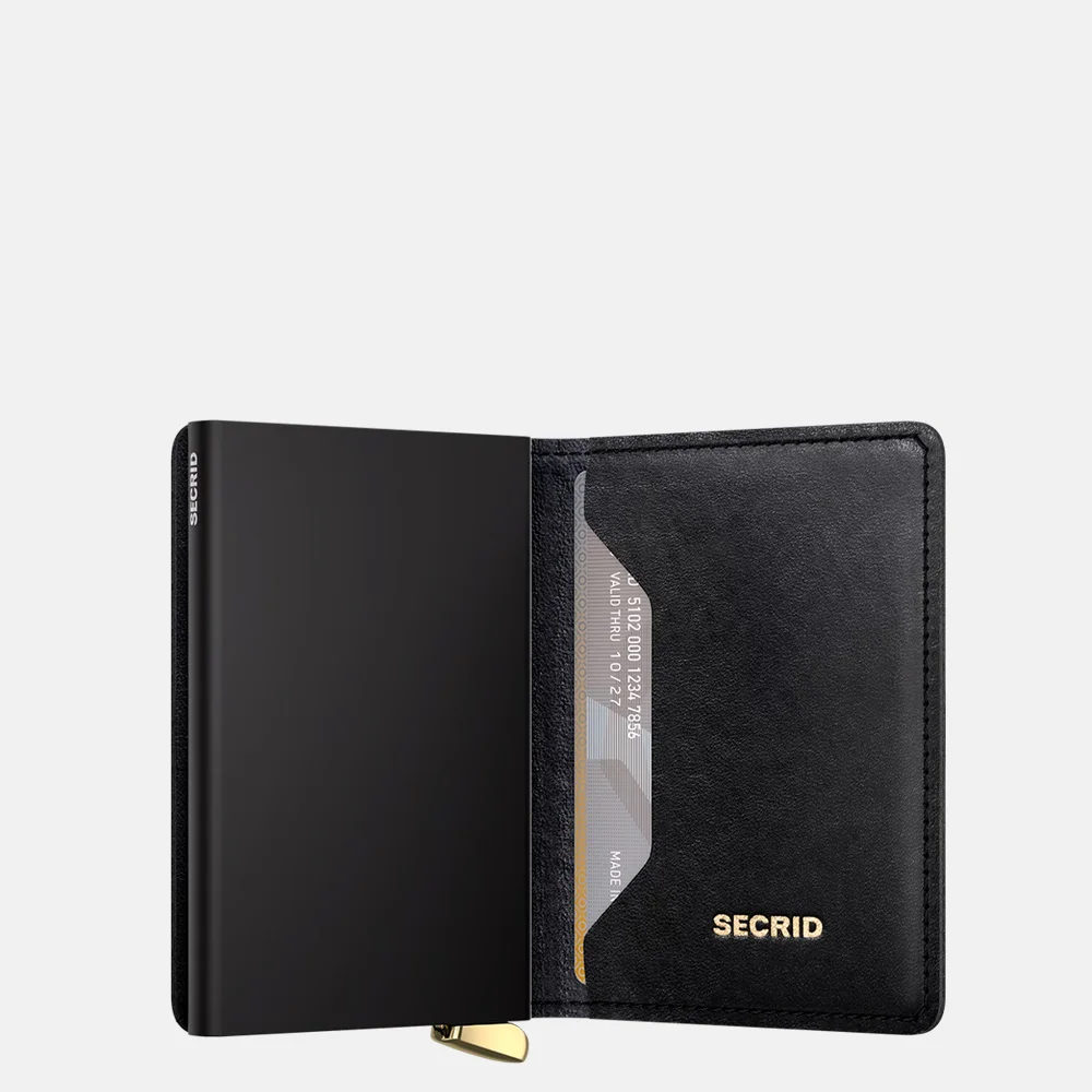 Secrid Premium Slimwallet pasjeshouder Emboss Diamond Black + bij Duifhuizen