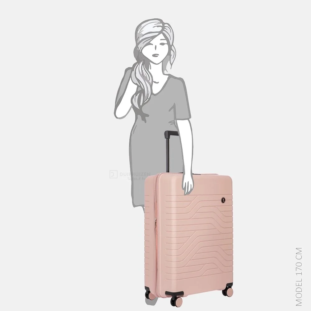 Brics Ulisse Expandable koffer 79 cm pearl pink bij Duifhuizen