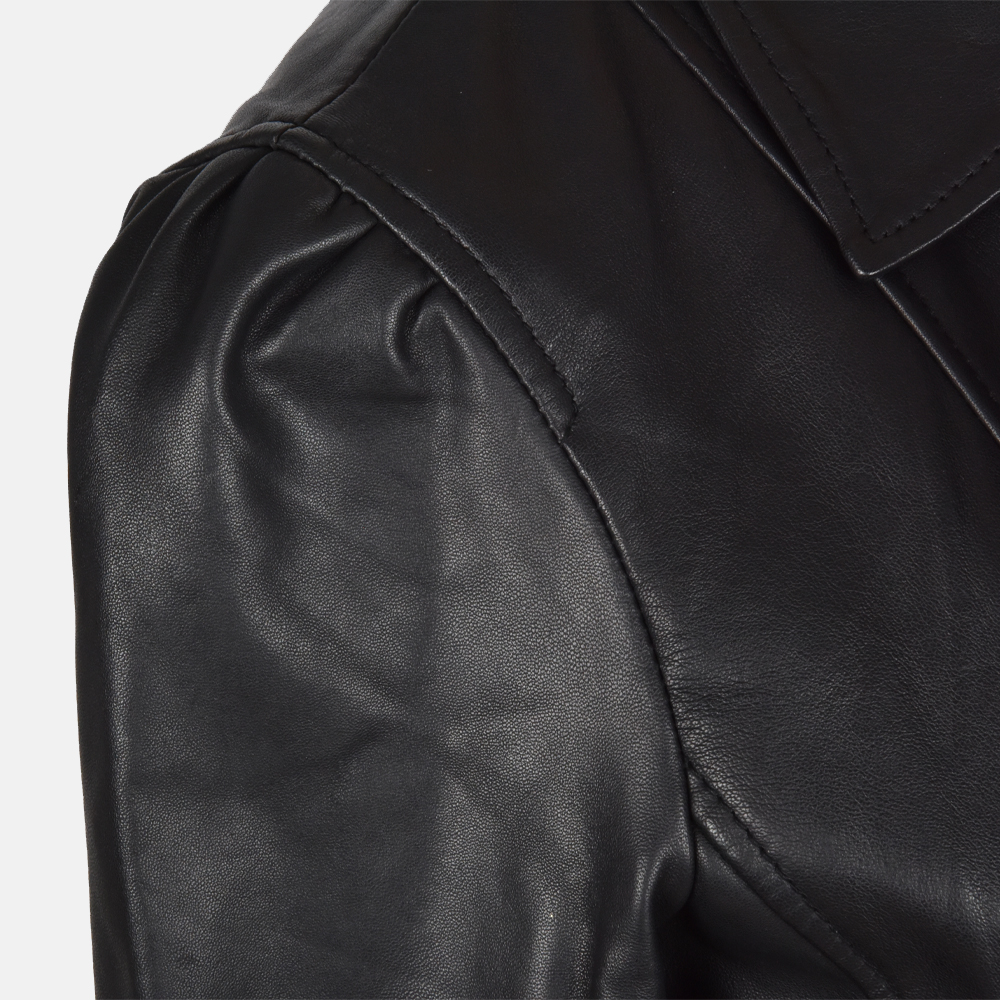 Dekkers Ledermode Lucky dames jack zwart bij Duifhuizen